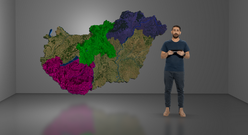 Aximmetry's Meteo plugin forecast example 26